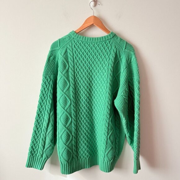Aritzia Sunday Best Peggy Wool Crewneck Sweater Green Size Small - Picture 6 of 8